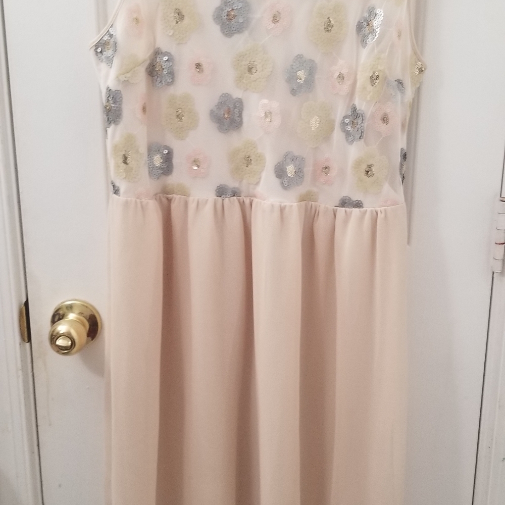 Kensie brand new Beaded blush dress